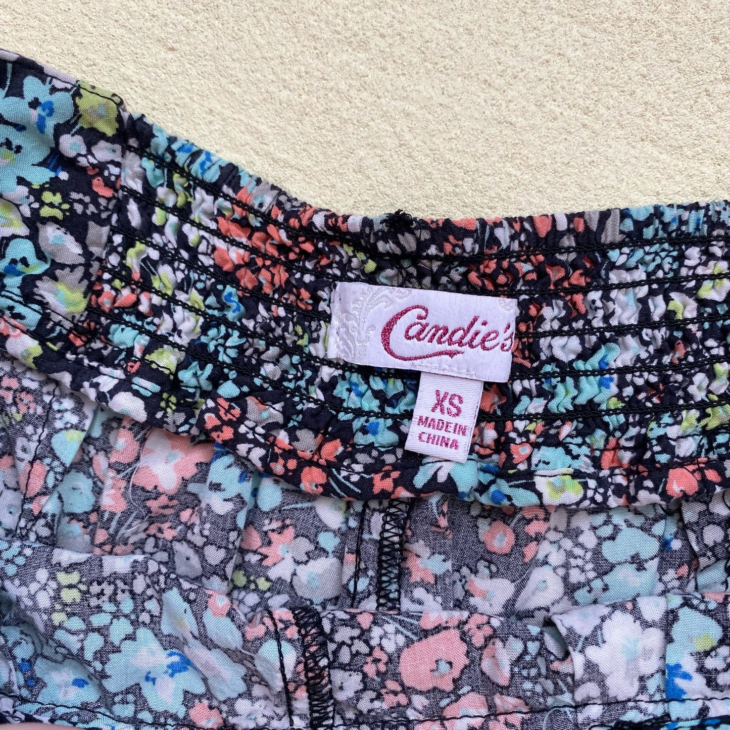 Y2K Candie’s Ditsy Floral Mini Shorts, Size XS