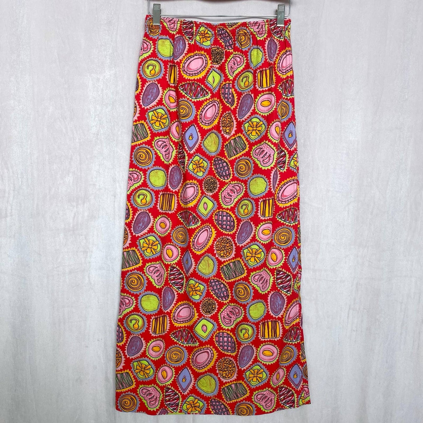 Vintage Gene Ewing Bis Pastry Print Skirt, Size Small