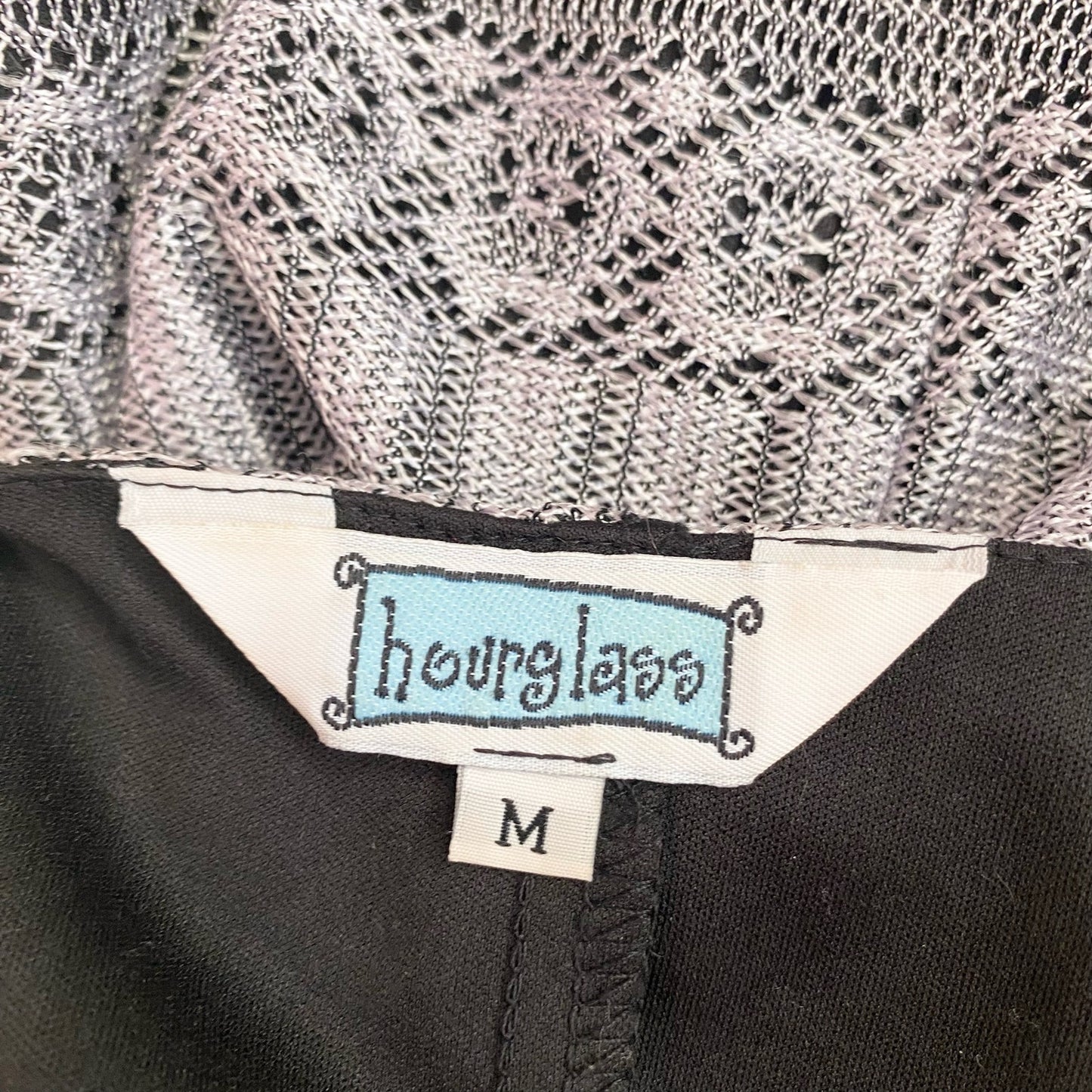 Vintage Hourglass Crochet Fit & Flare Mini Dress, Size Medium