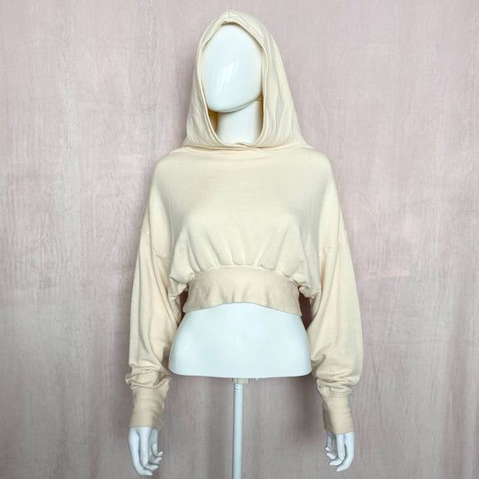 Reworked Fabletics Crop Hoodie, Size Small