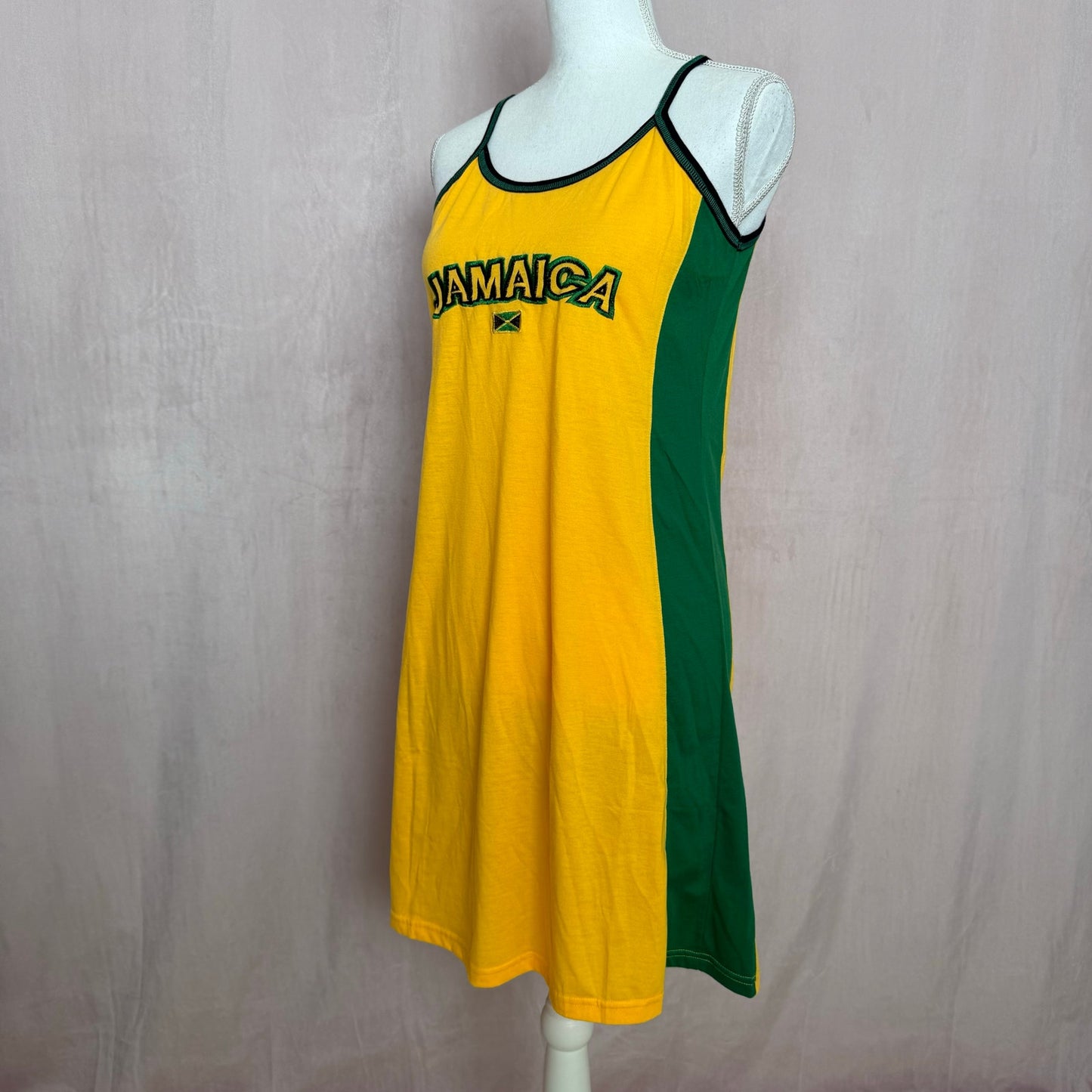 Secondhand Aosaite Jamaica Fit & Flare Dress, Size Large