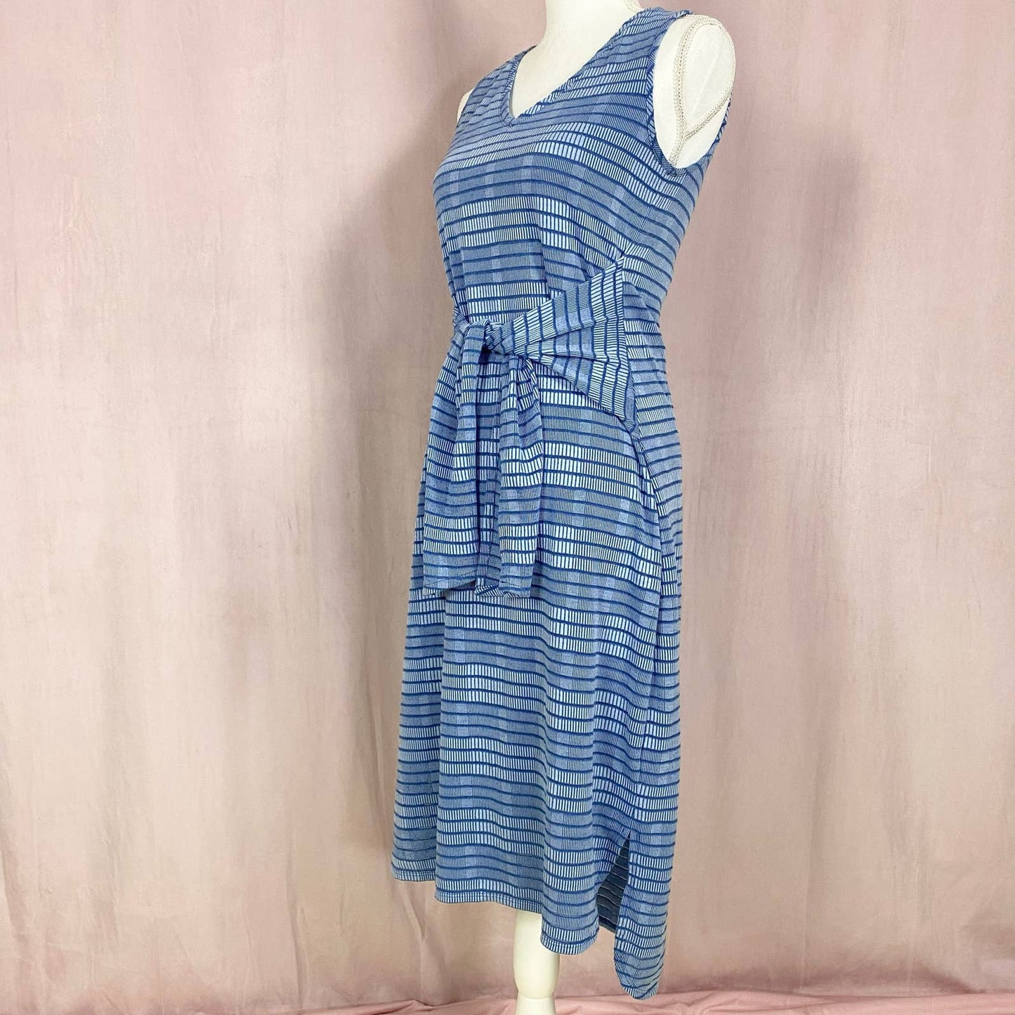 Secondhand H by Halston Front Tie Midi Dress, Size XXS