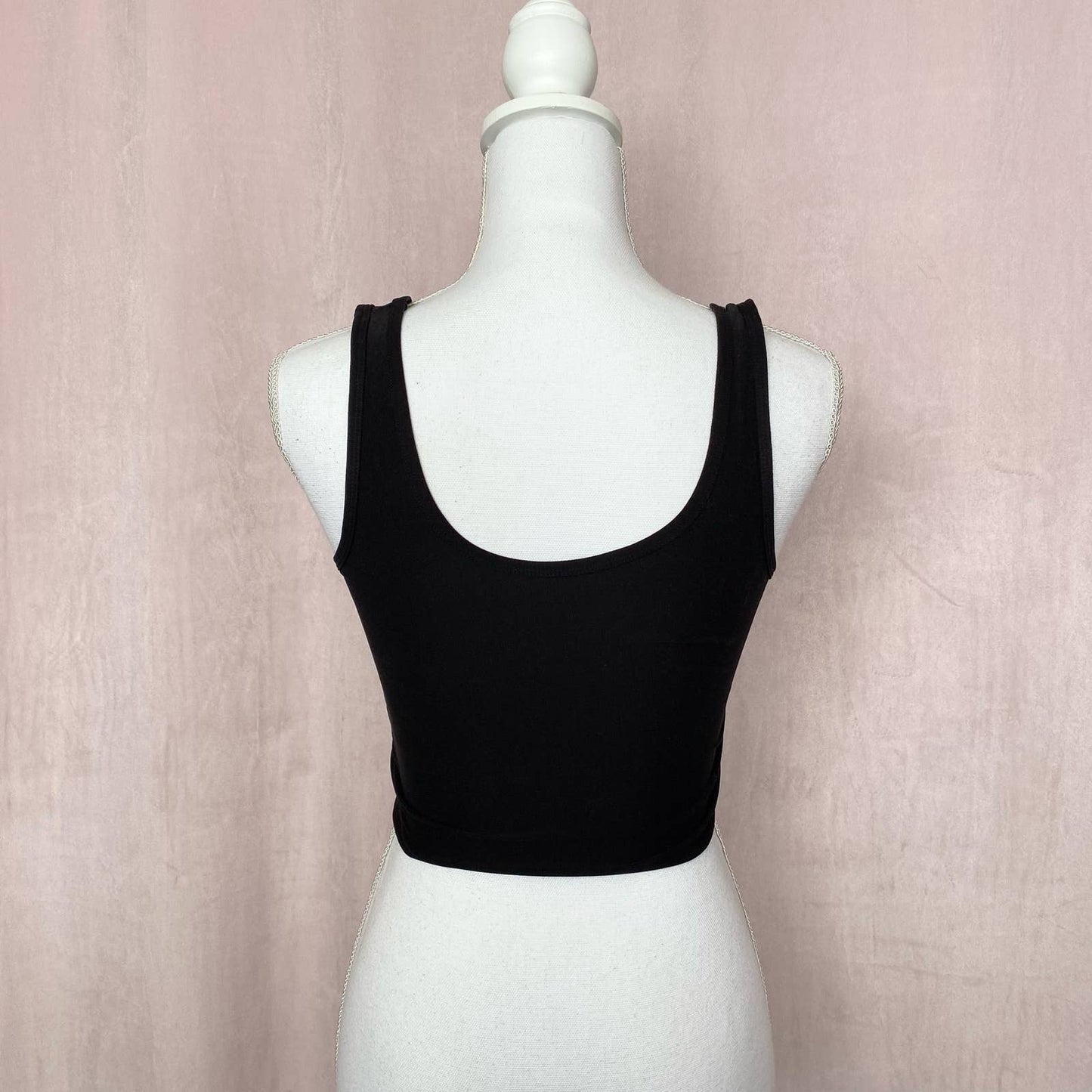 Reworked I Woke Up Like This Crop Tank Top, Size Small