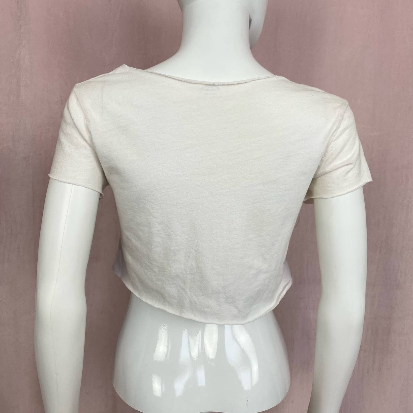 Reworked Old Navy Better Together Crop Tee, Size Small