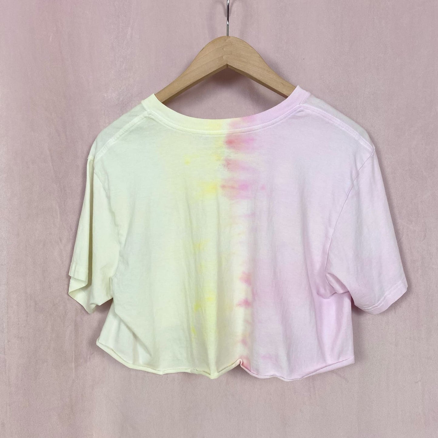 Upcycled Calvin Klein Strawbana Tie Dye Crop Tee