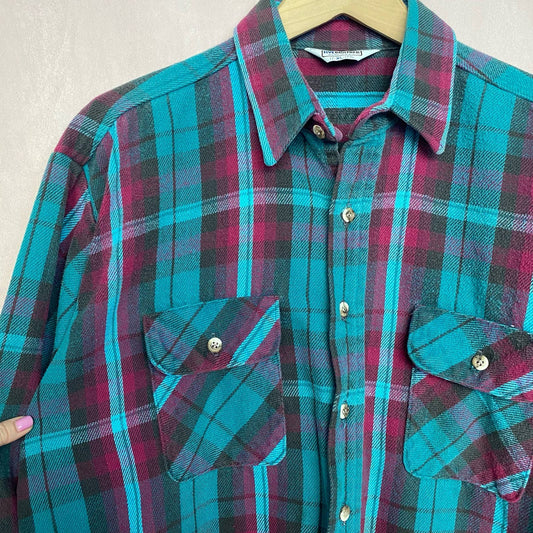 Vintage Five Brother Cotton Flannel, Size XL