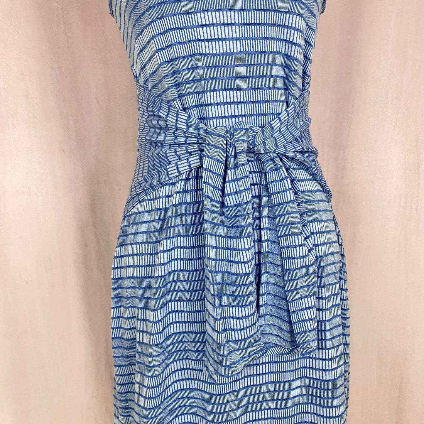 Secondhand H by Halston Front Tie Midi Dress, Size XXS