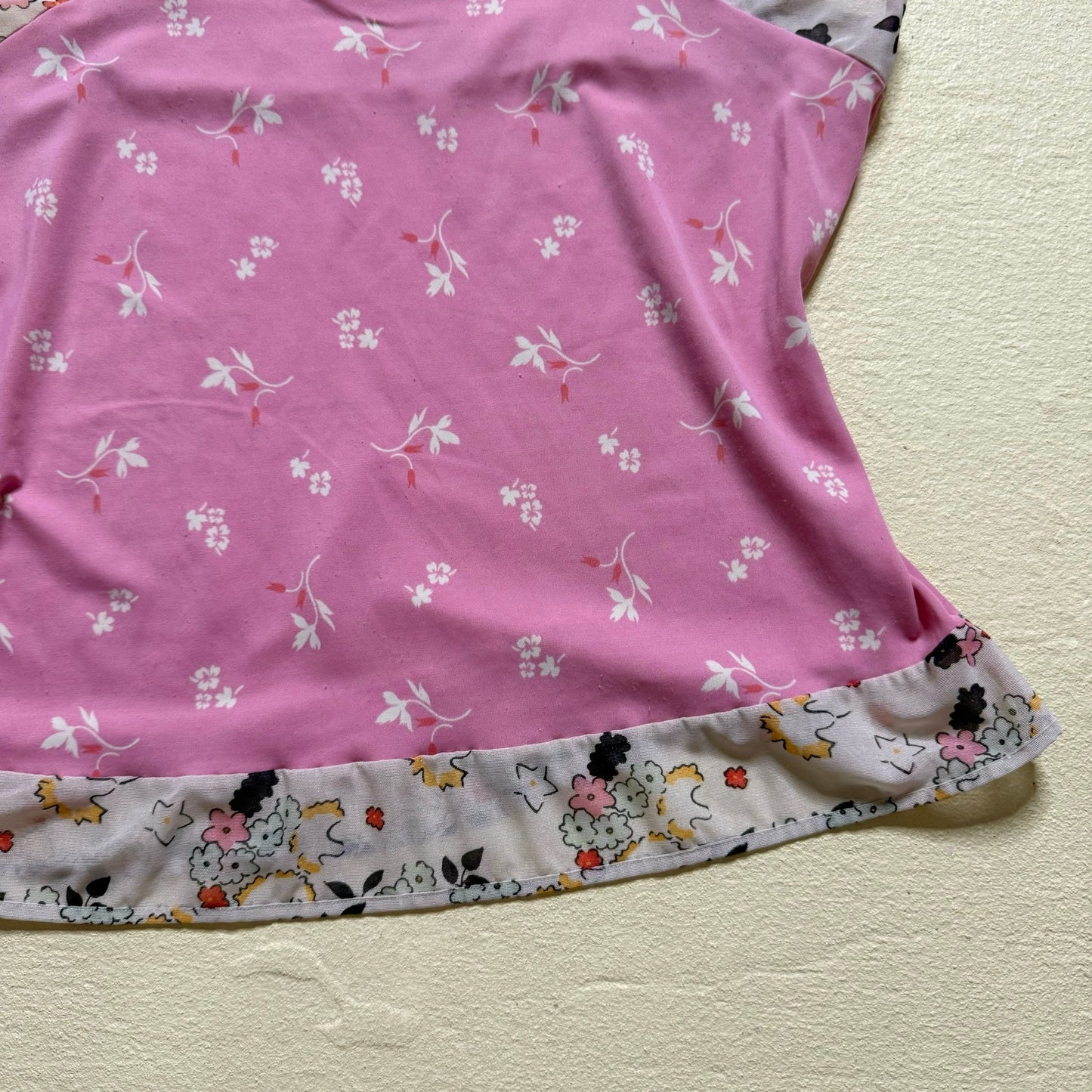Y2K Gap Floral Pink Cami Tank Top, Size Medium