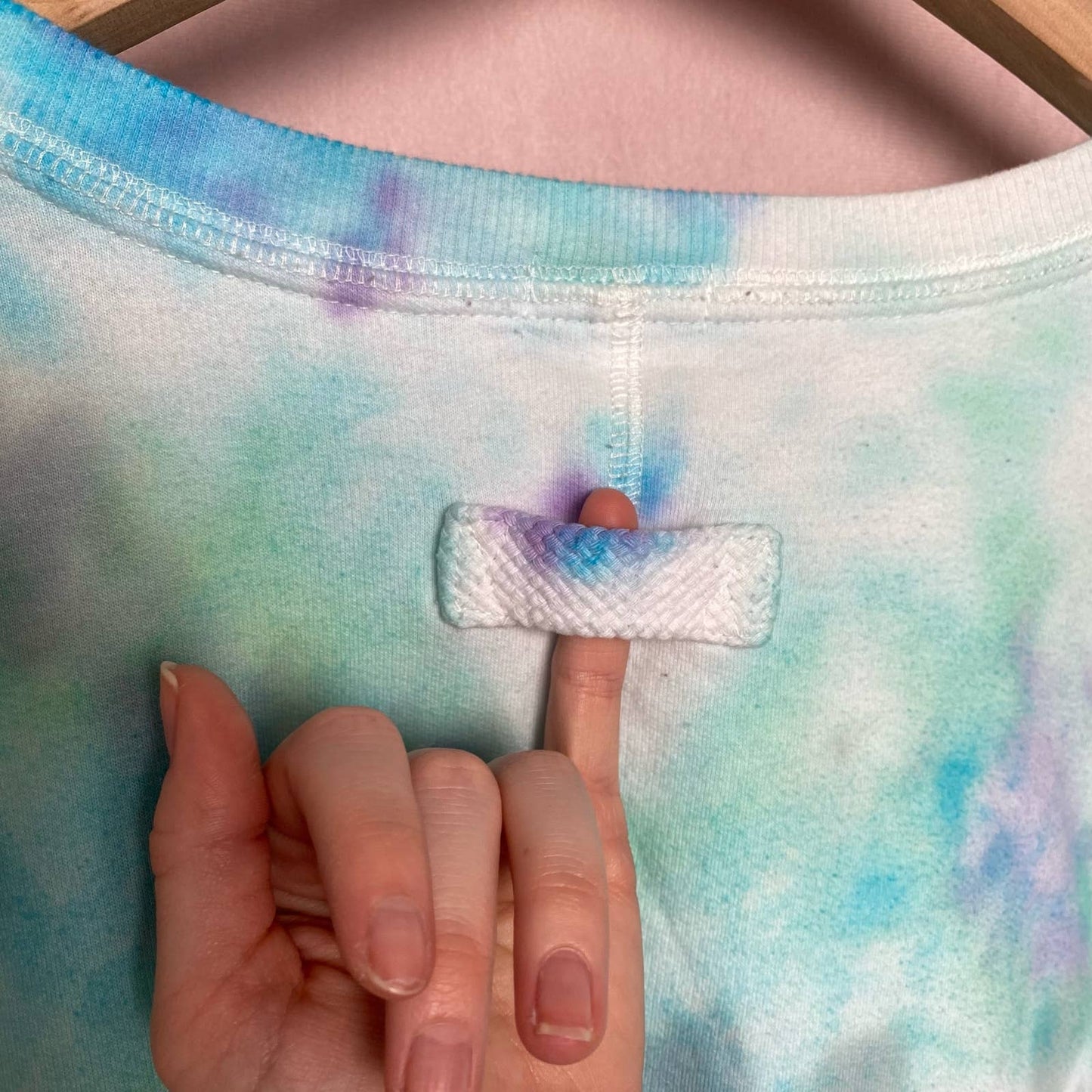 Reworked Tie Dye Crewneck Sweatshirt, Size XL