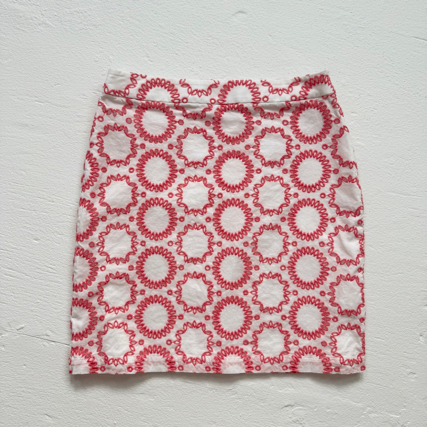 Secondhand Banana Republic Milly Collection Eyelet High Waisted Mini Skirt, Size 2