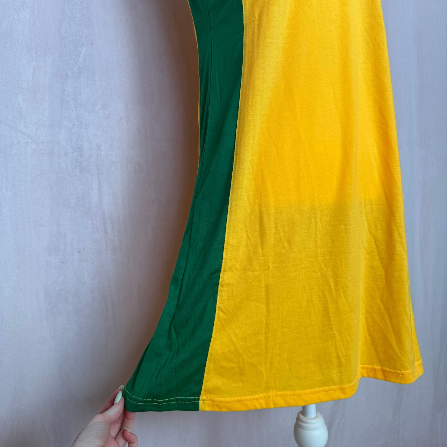 Secondhand Aosaite Jamaica Fit & Flare Dress, Size Large