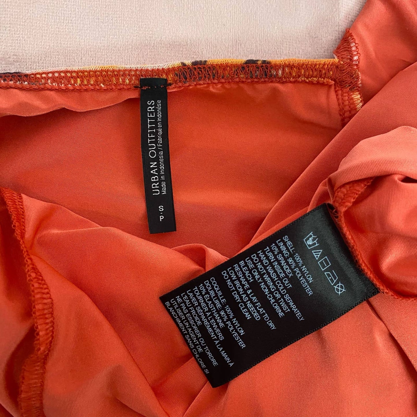 Secondhand Urban Outfitters Tropical Mesh Mini Dress, Size Small