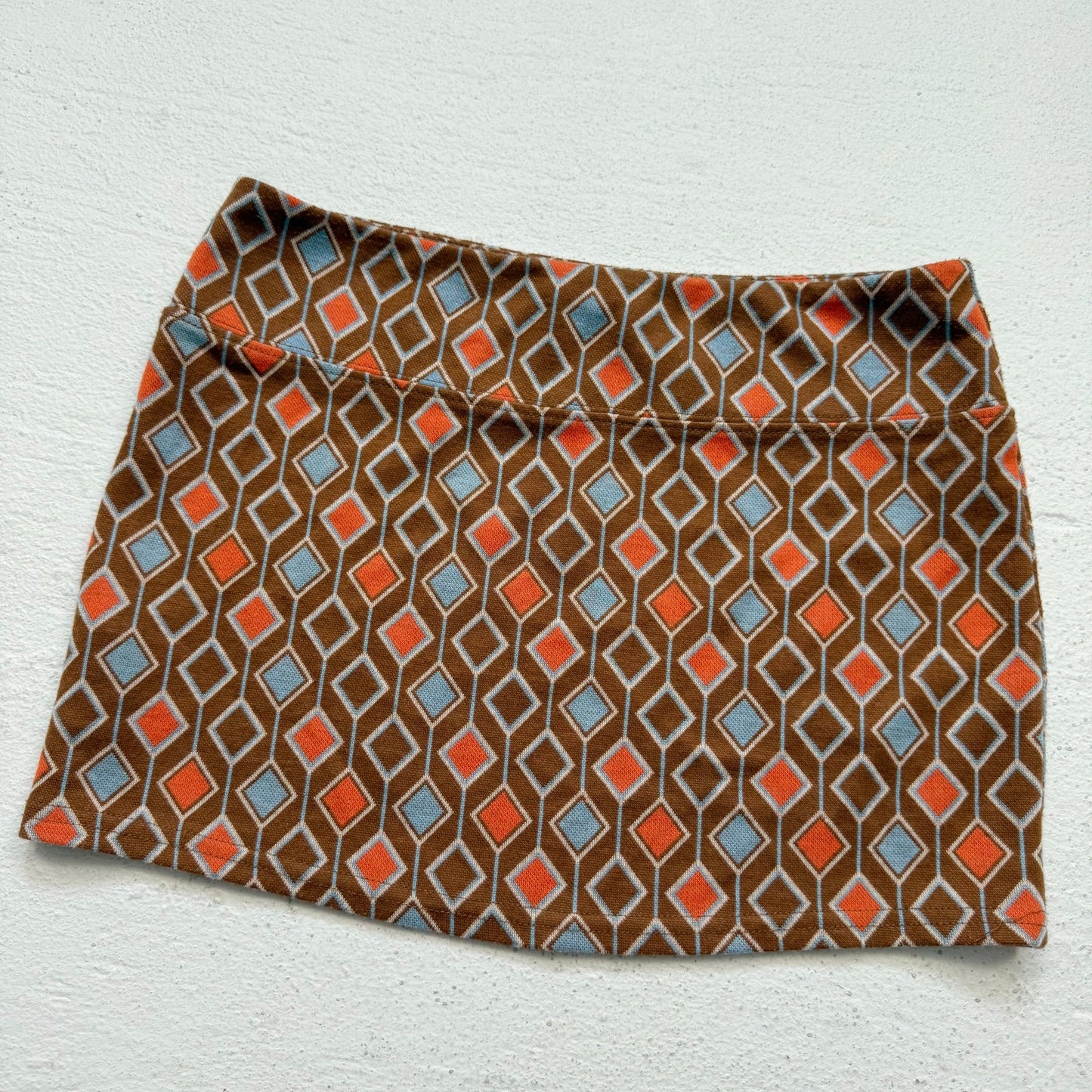 Secondhand Urban Outfitters Geo Print Micro Mini Skirt, Size Small