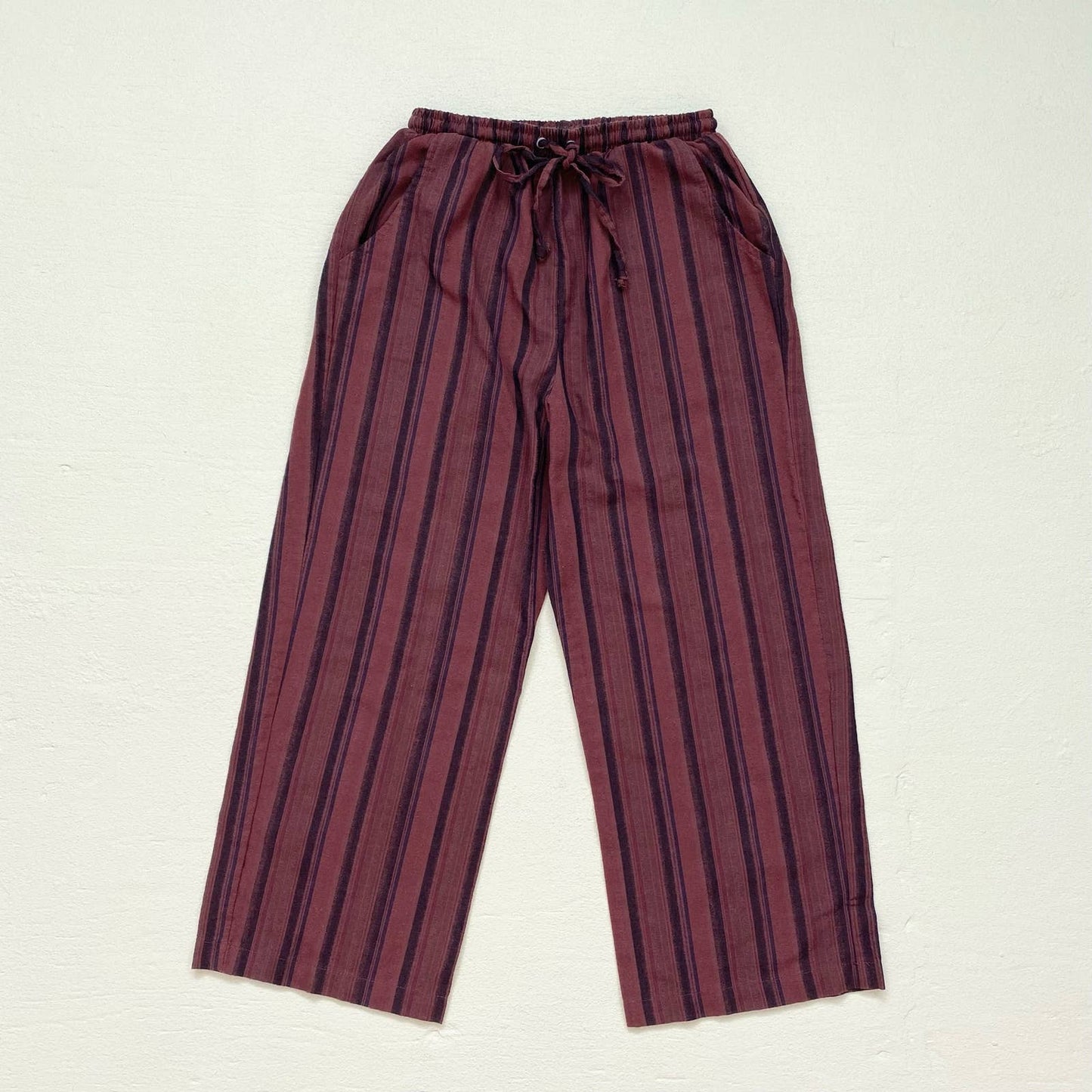 Secondhand Wild Fable Crop Striped Wide Leg Pants, Size XS