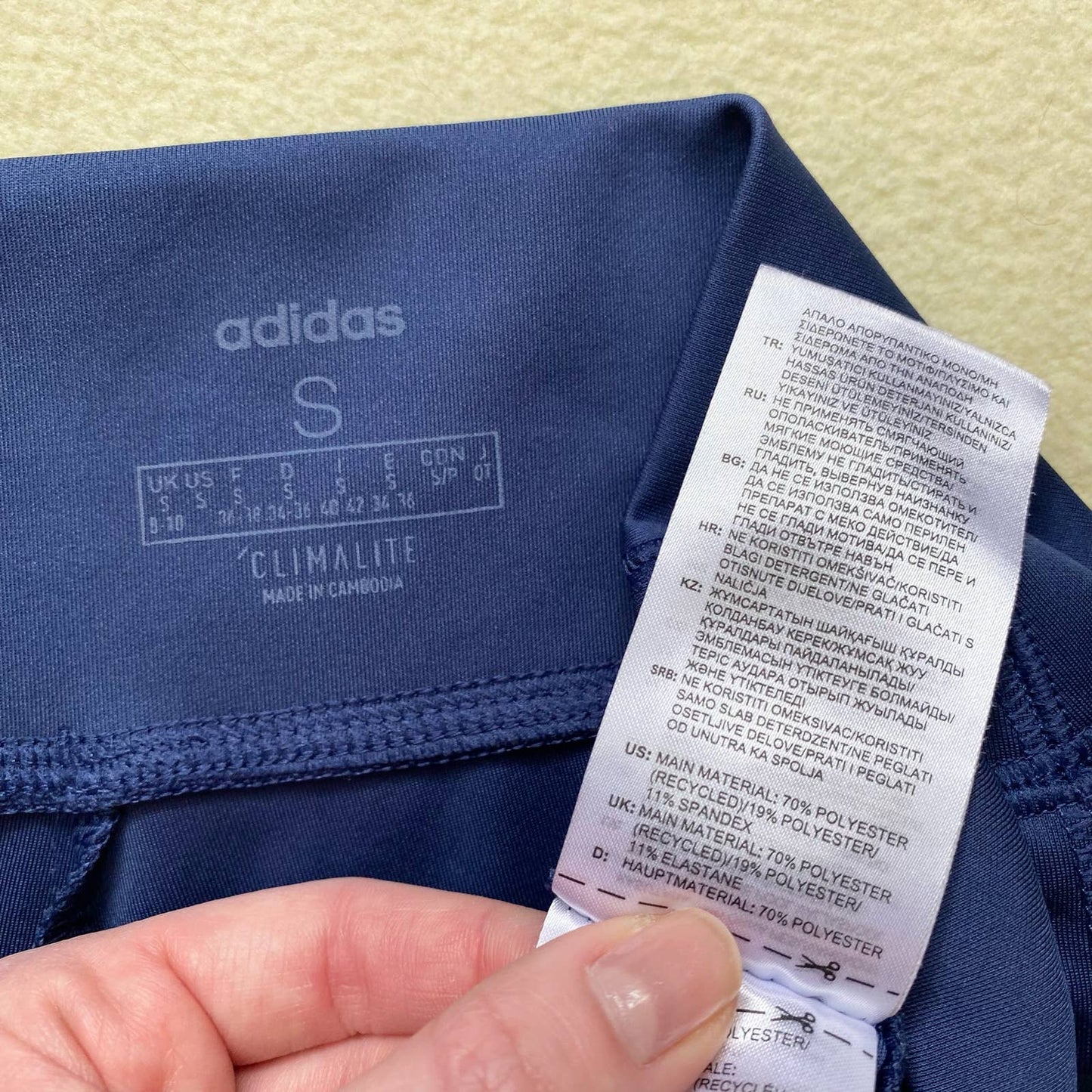 Secondhand Adidas Designed 2 Move Colorblock Leggings, Size Small