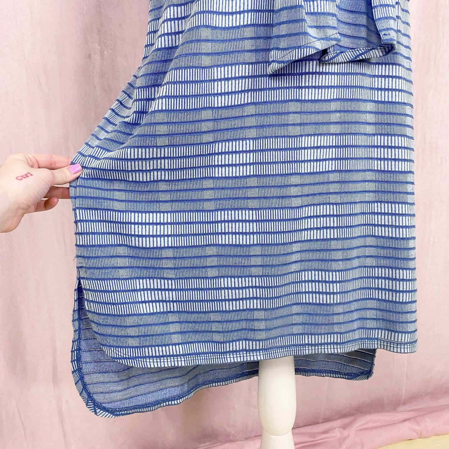 Secondhand H by Halston Front Tie Midi Dress, Size XXS