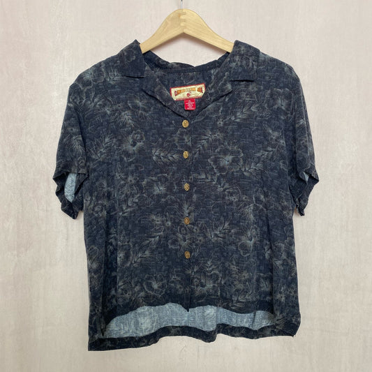 Vintage Caribbean Joe Hawaiian Shirt Button Down, Size XL