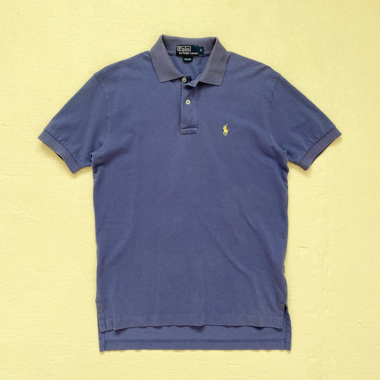 Vintage Polo Ralph Lauren Blue Short Sleeve Polo Shirt, Size Small