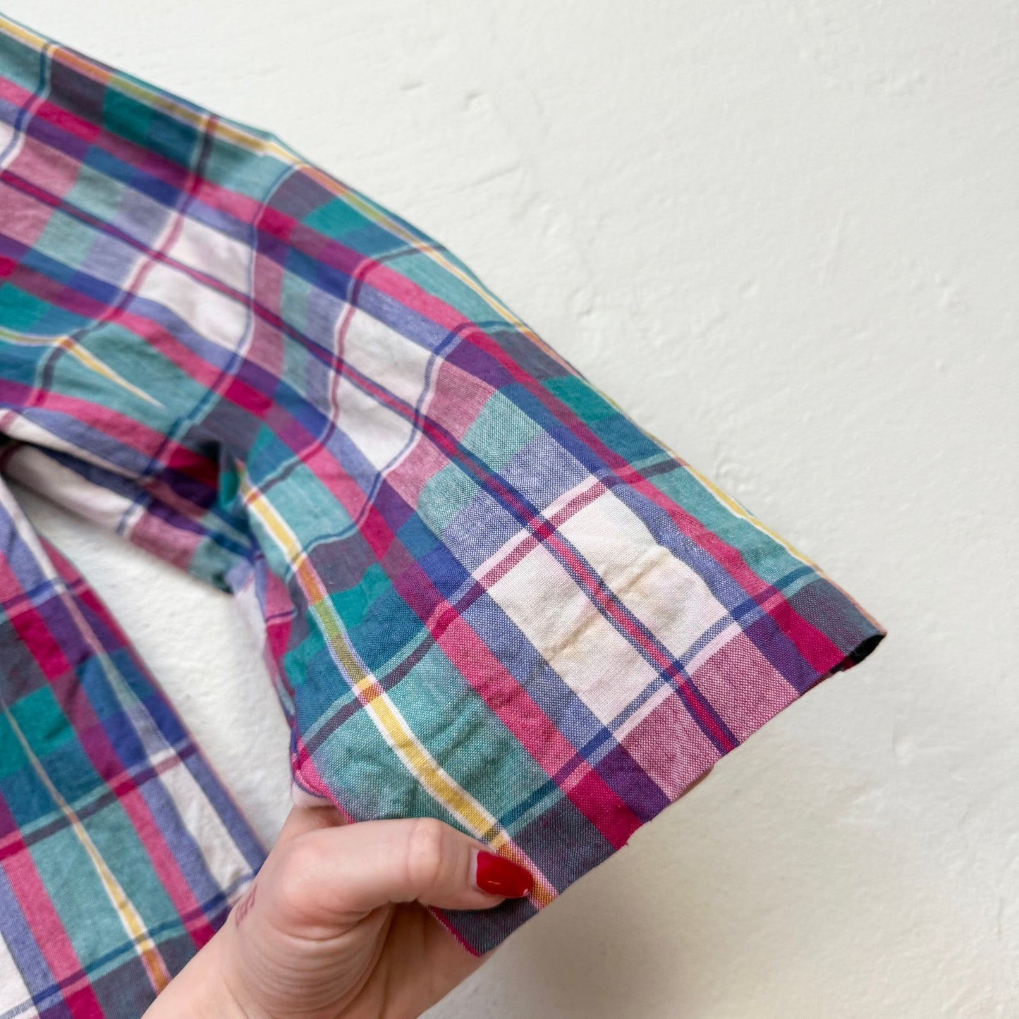 Vintage 80s Country Suburbans Plaid Blazer, Size 16