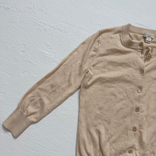 Secondhand J.Crew The Clare Cardigan Cream Button Front Lightweight Sweater, Size XS