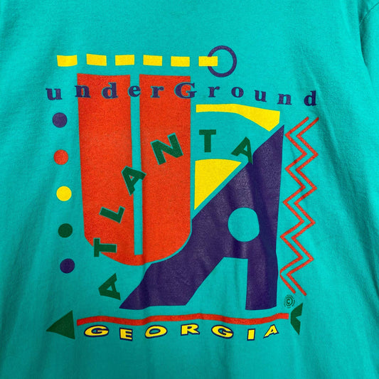 Vintage Underground Atlanta Georgia T-Shirt, Size Large