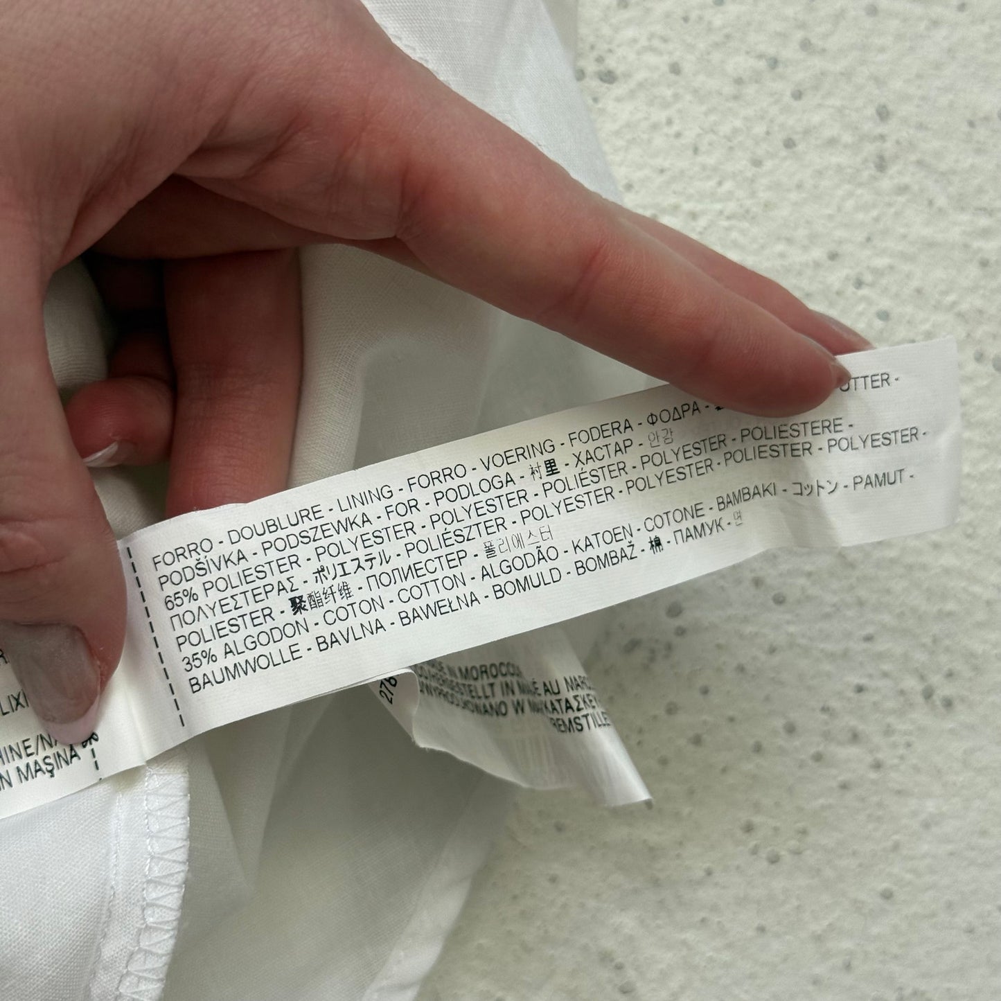 Secondhand Zara Basic White Tiered Mini Skirt M Lined Above Knee