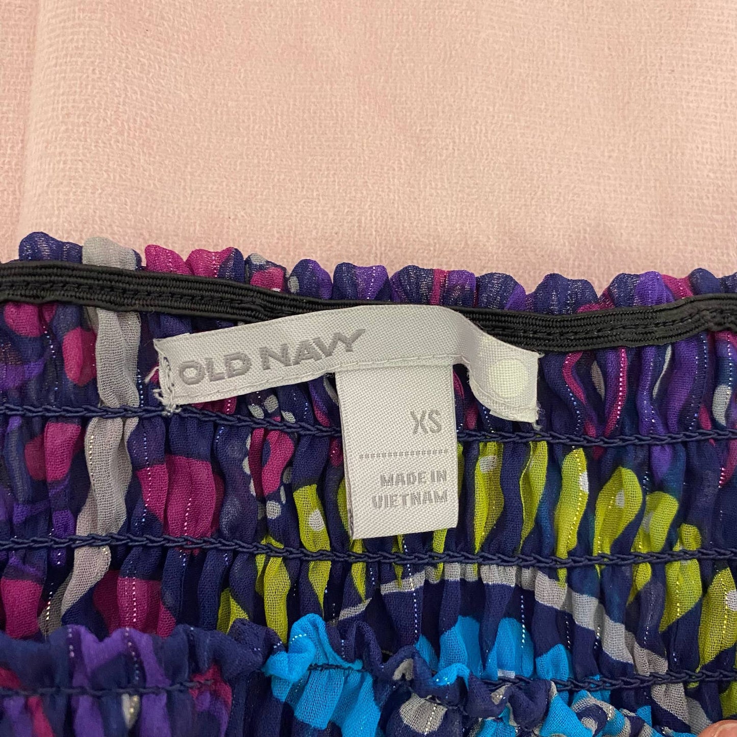 Secondhand Old Navy Strapless Paisley Maxi Dress, Size XXS