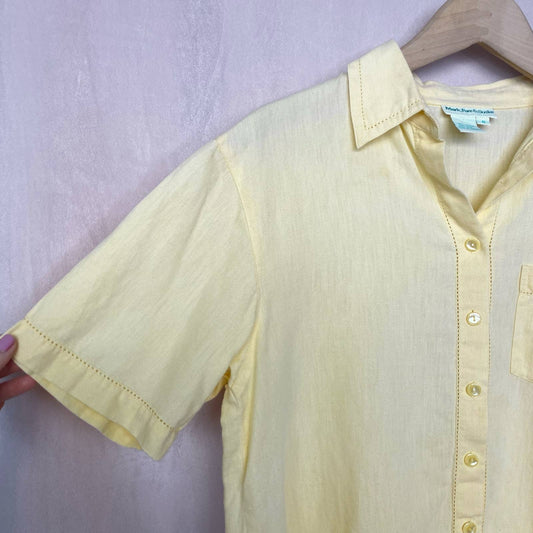 Vintage Mark, Fore & Strike Cotton Linen Shirt, Size 6