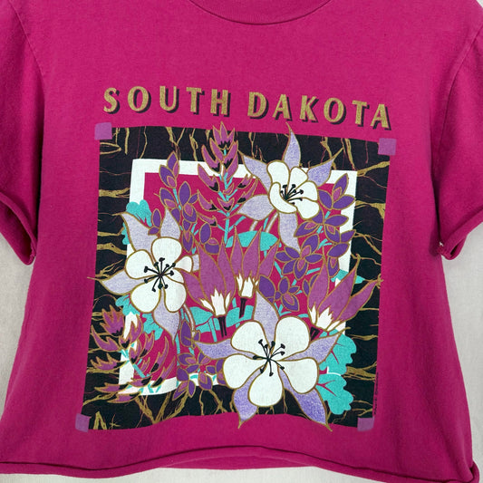Upcycled Vintage South Dakota Graphic Tee, Size Medium