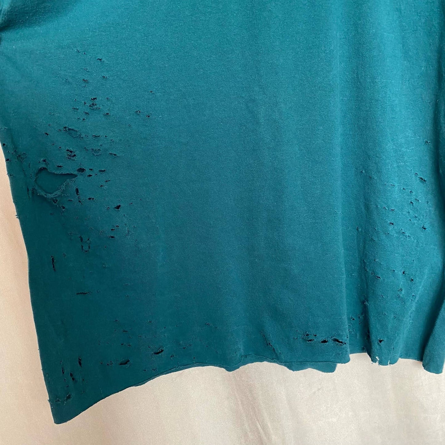 Upcycled Vintage Turtle Shedd Aquarium Chicago Distressed Tee, Size XL