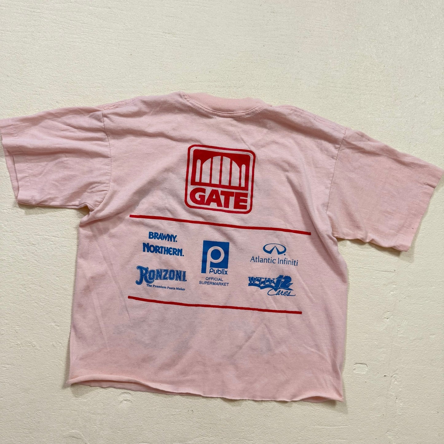 Vintage River Run 1990 Graphic Baby Tee, Size Small