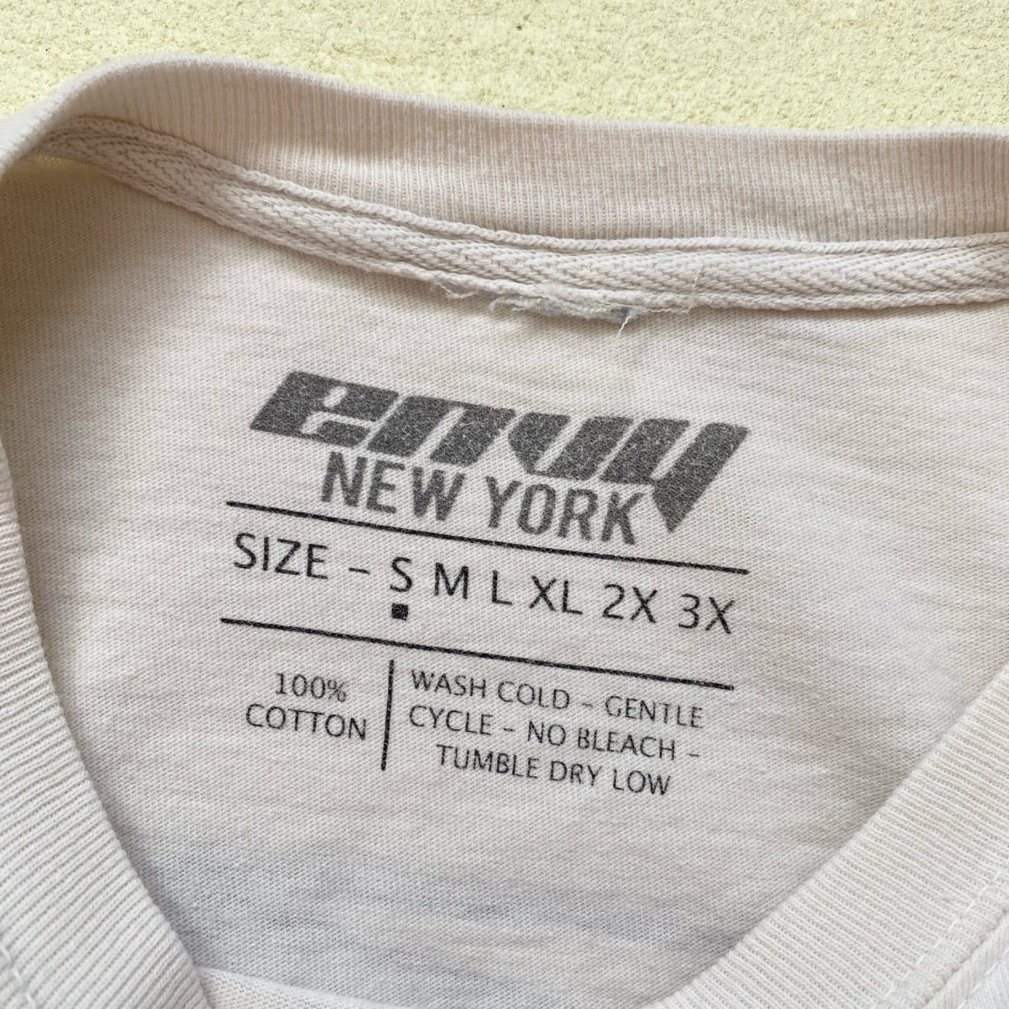 Reworked Envy NY Retro Workout VCR Distressed Tee, Size Small