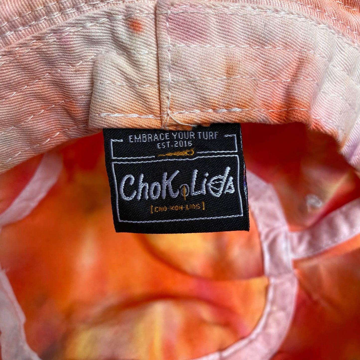 Secondhand Chok.Lids Tie Dye Bucket Hat