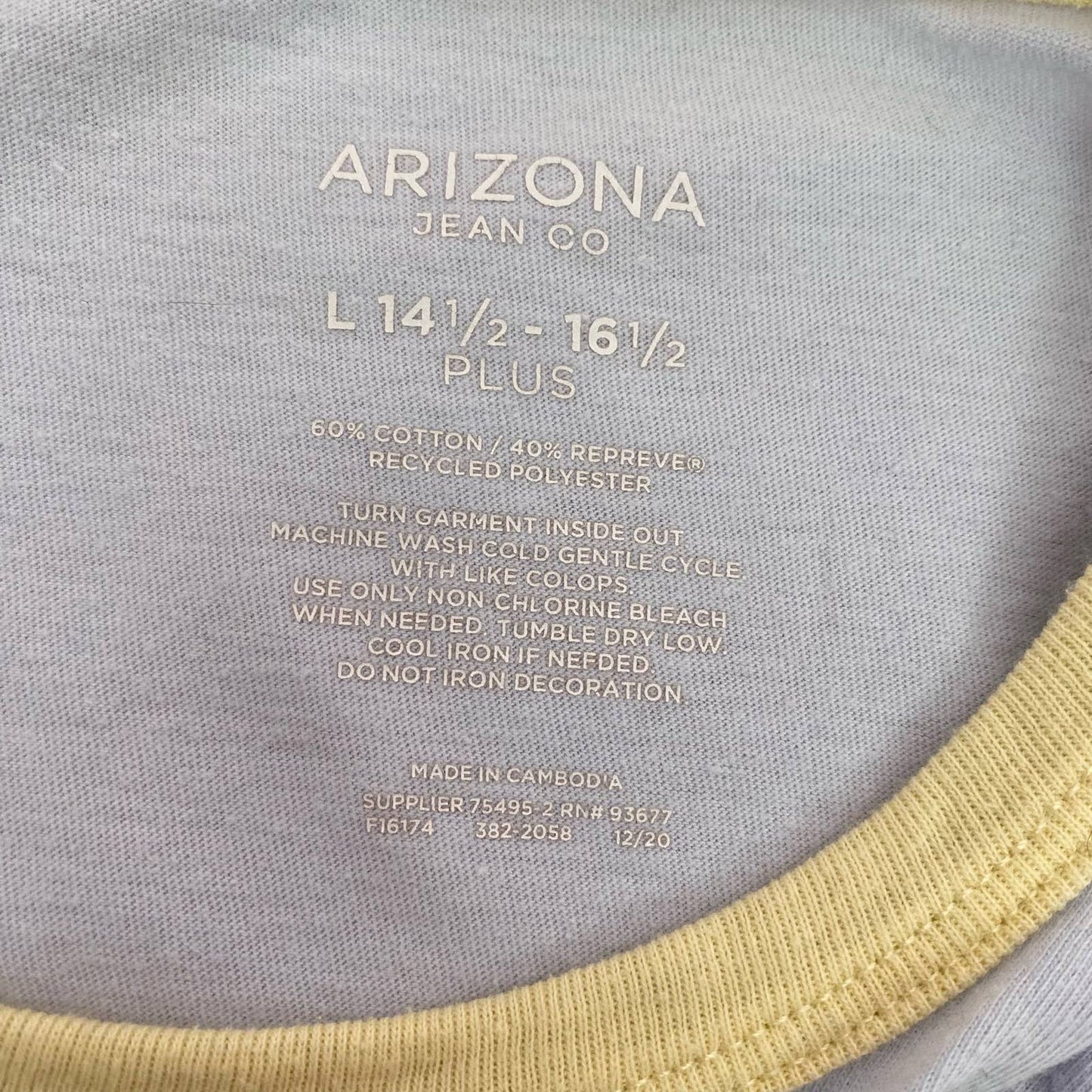Reworked Social Butterfly Crop Tee, Size Small