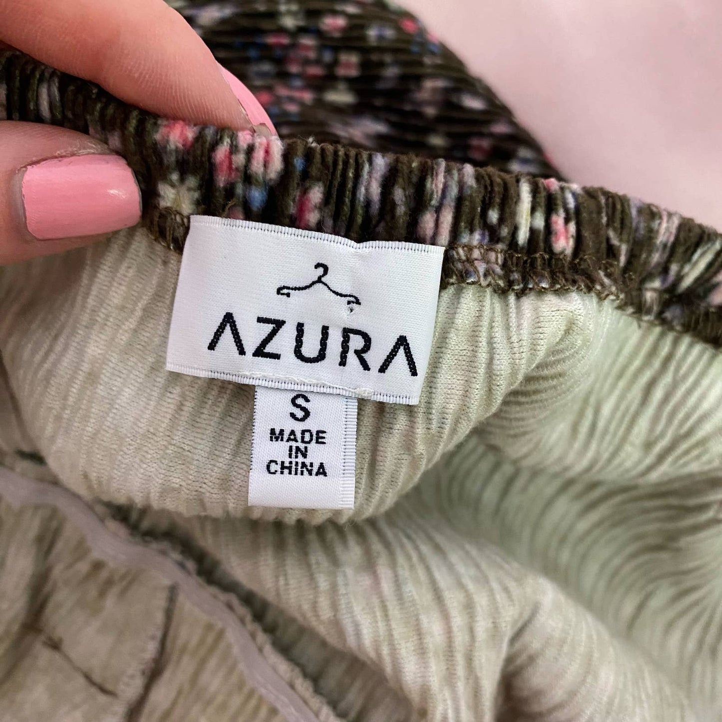 Preowned Azura Floral Print Soft Romper, Size Small