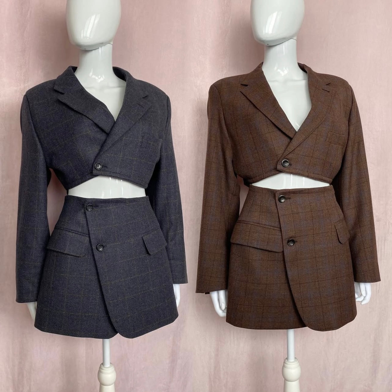 Custom Upcycled Vintage Blazer Sets