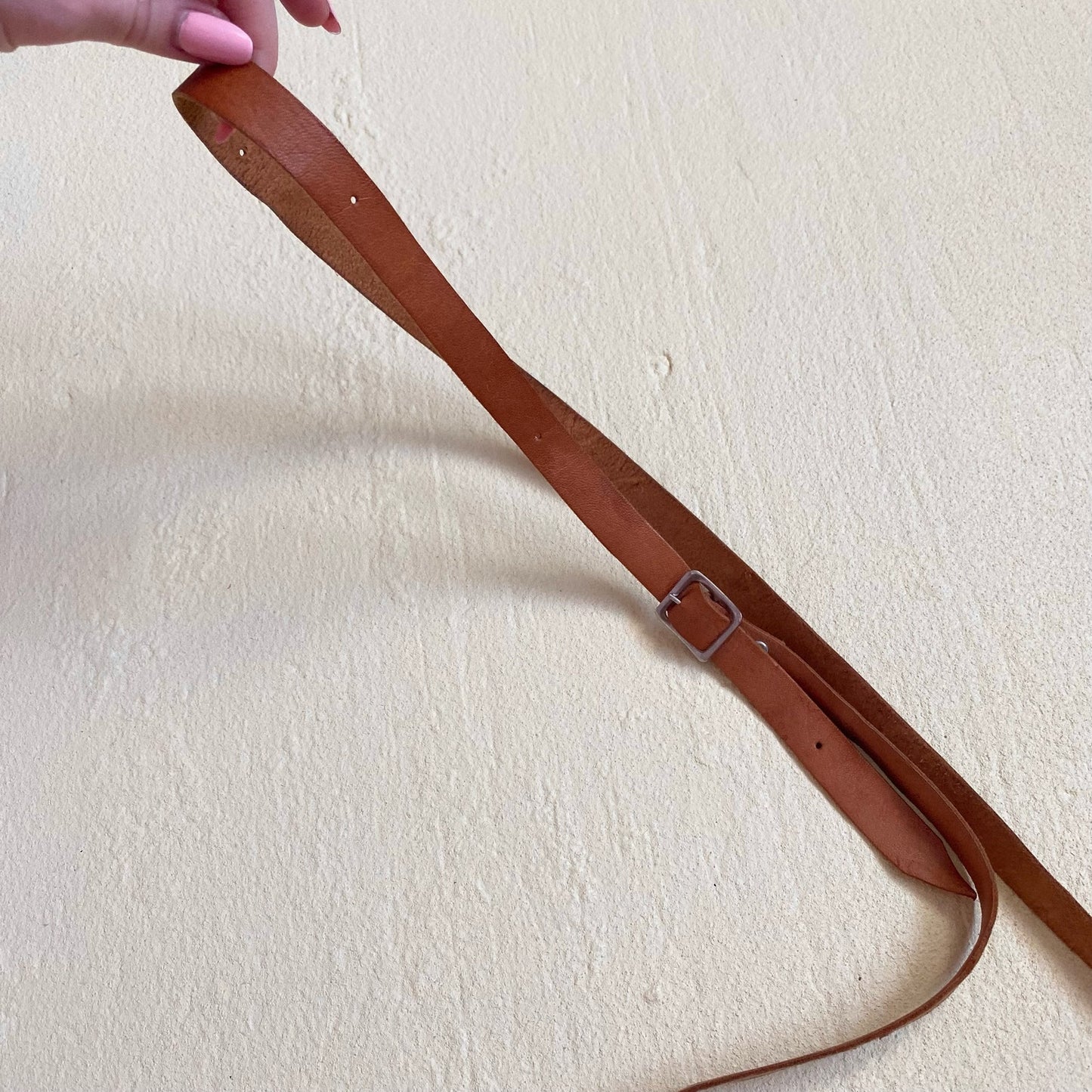 Vintage Oaxaca Tooled Leather Pouch Crossbody Small Bag