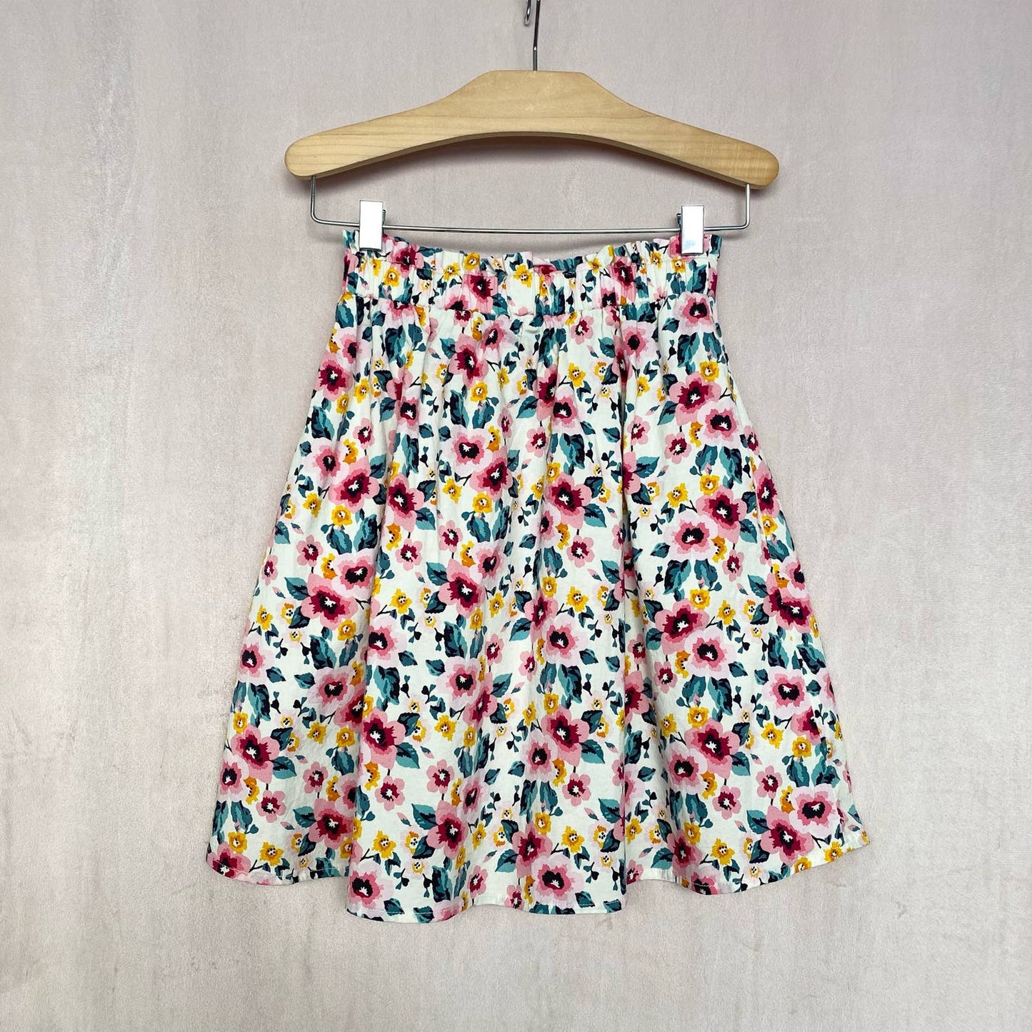 Secondhand City Vibe Floral A-Line Mini Skirt, Size XS
