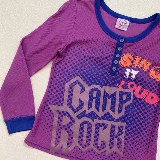 Y2K Disney Camp Rock Graphic Long Sleeve Top, Size Medium