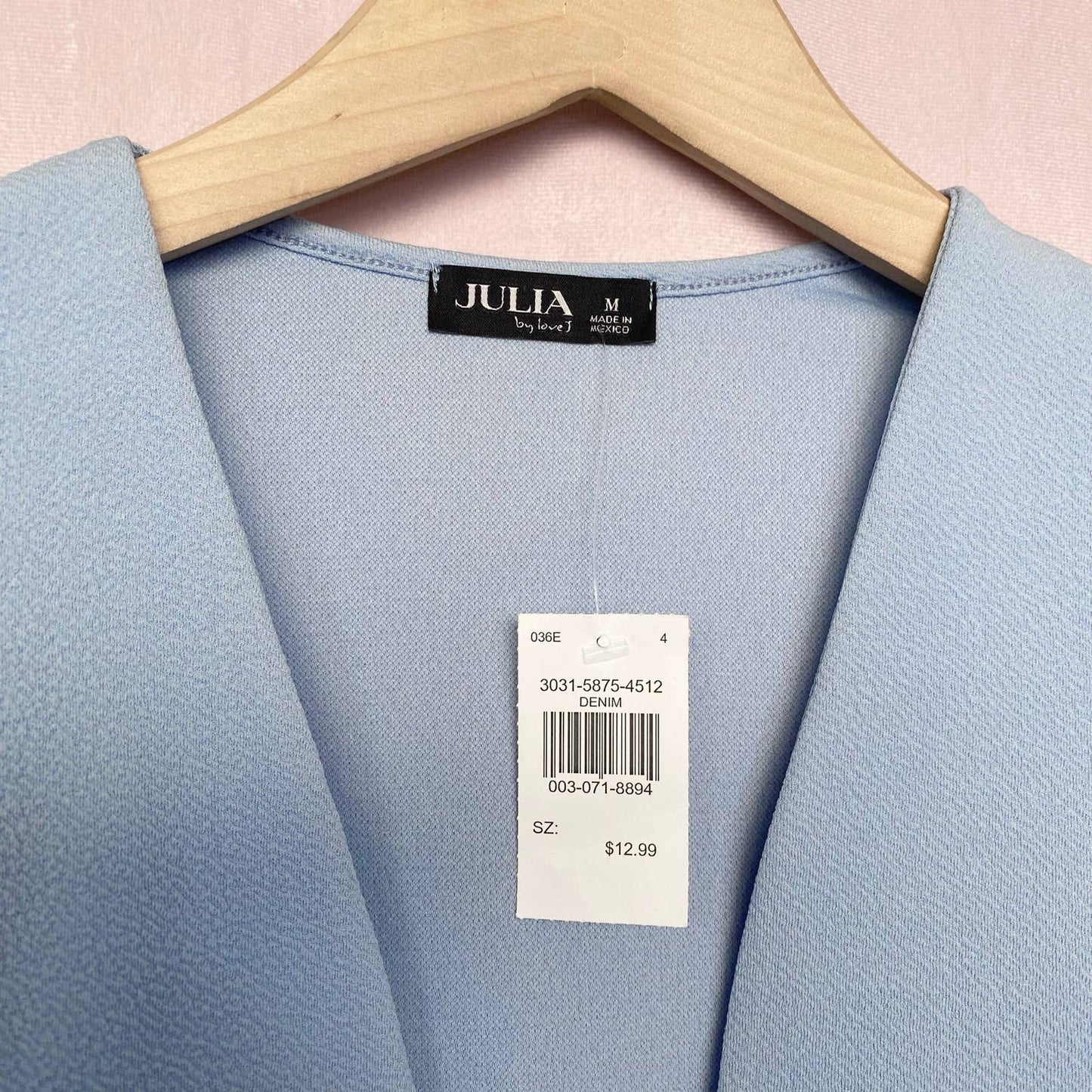 Secondhand Julia by Love J Open Front Crop Jacket, Size Medium