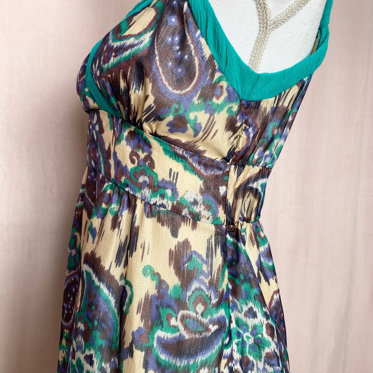 Vintage Twelfth Street By Cynthia Vincent Silk Dress, Size Small