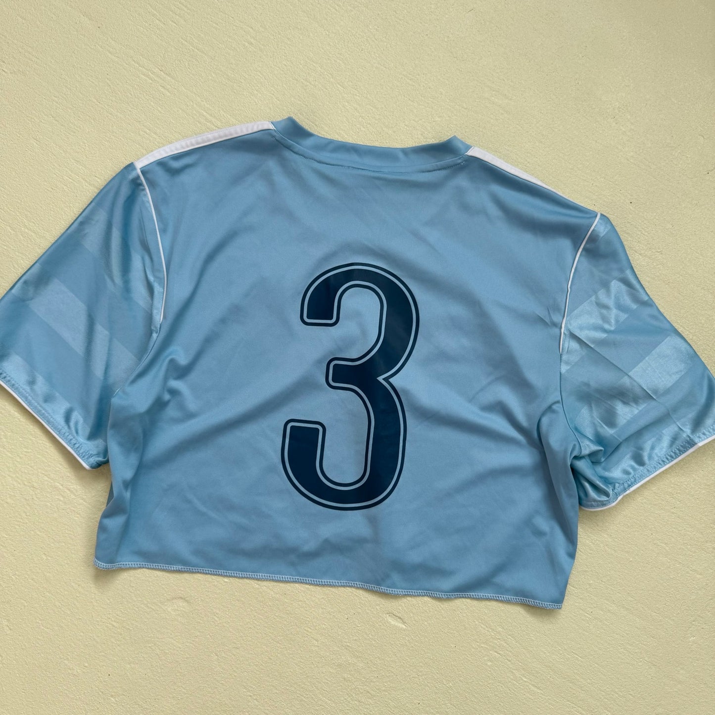 Reworked Adidas Crop Soccer Jersey, Size Large