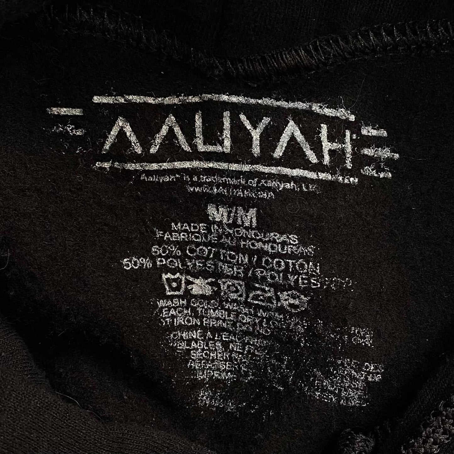Reworked Aaliyah Crop Hoodie, Size Medium