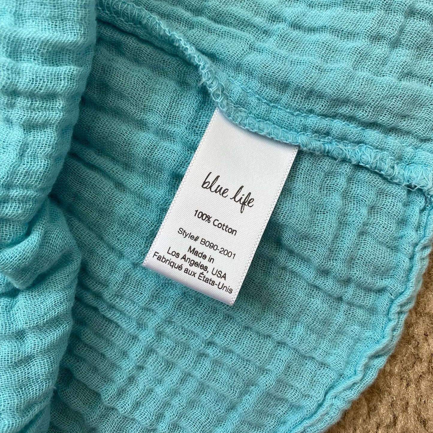 Secondhand Blue Life Tiered Ruffle Gauze Mini Skirt, Size Small
