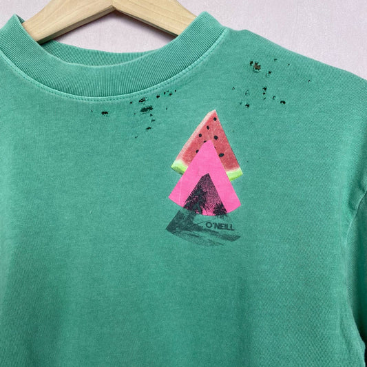 Reworked O’Neill Distressed Crop Tee, Size Small