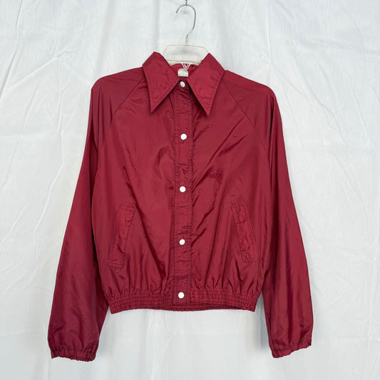 Vintage Dagger Collar Windbreaker Jacker, Size Medium