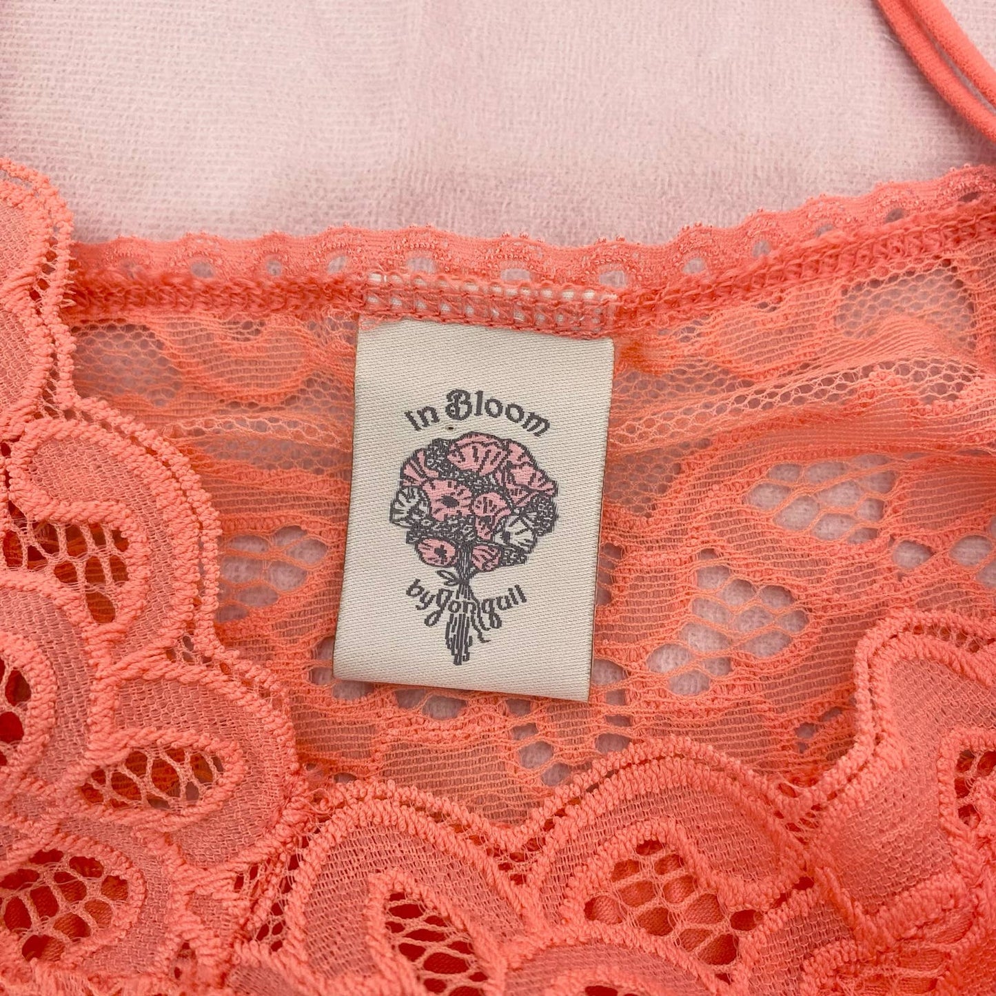 Secondhand In Bloom by Jonquil Lace Chemise Mini Dress, Size S/M