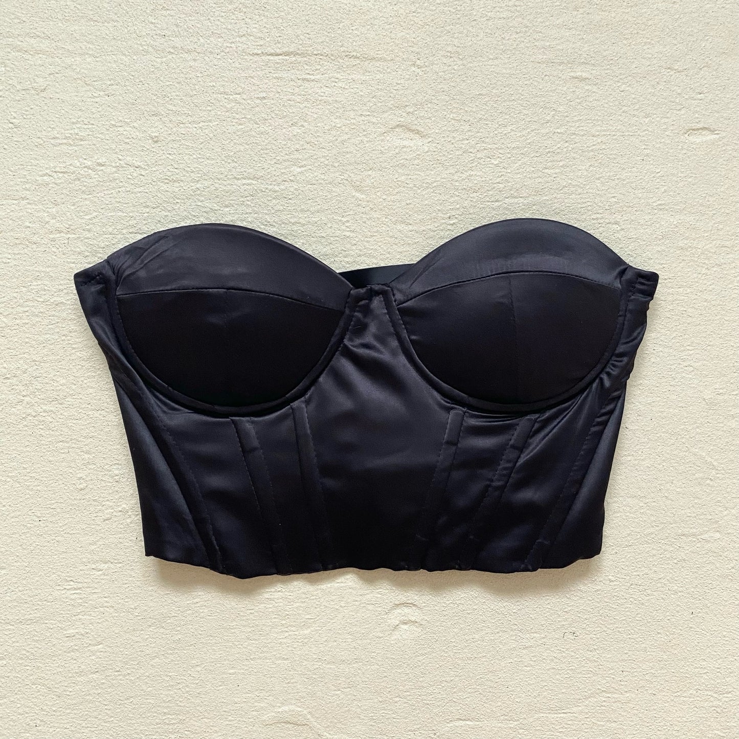 Secondhand Princess Polly Endless Love Black Corset, Size 6
