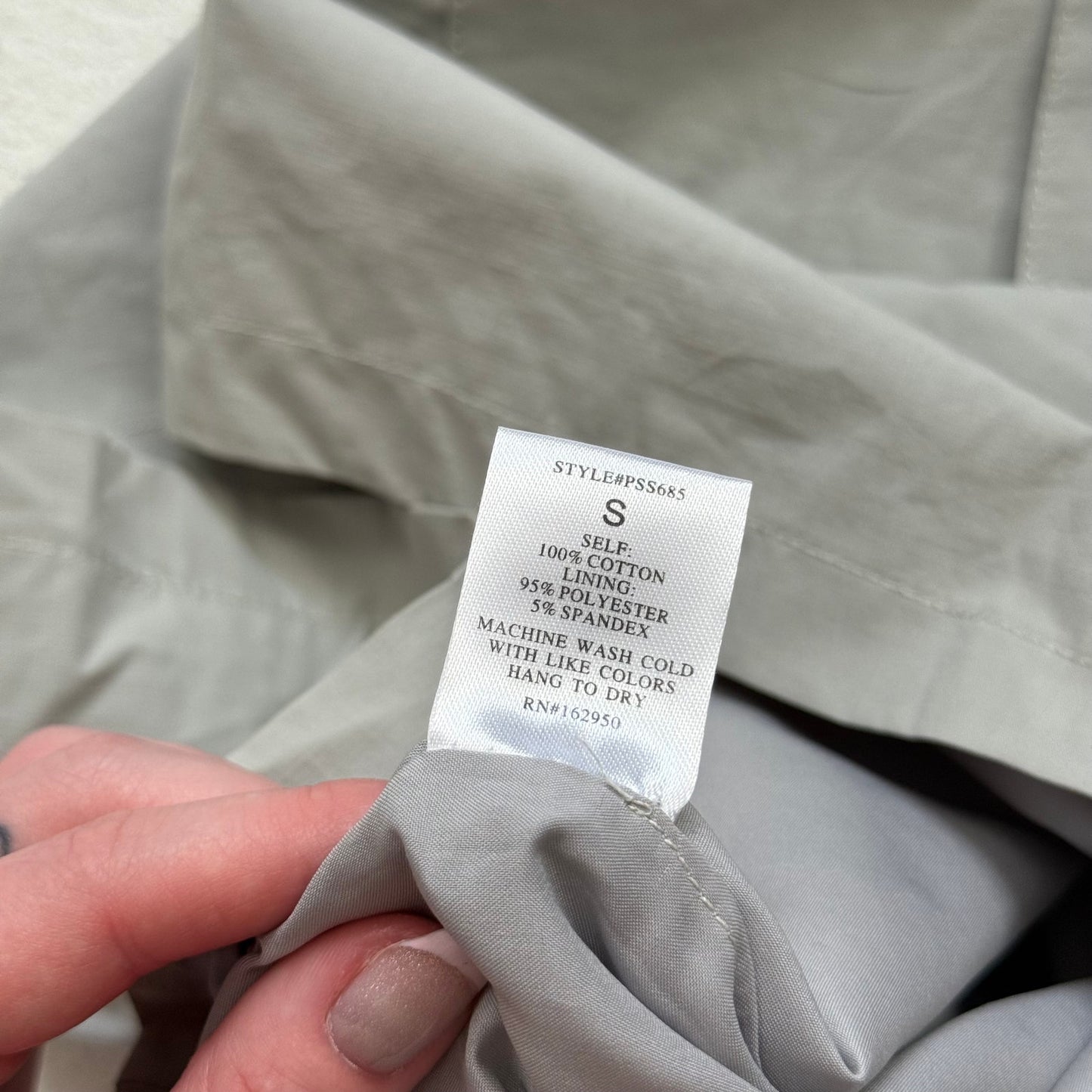 Secondhand Pretty Garbage Gray Cargo Mini Skirt Size Small Adjustable Waist