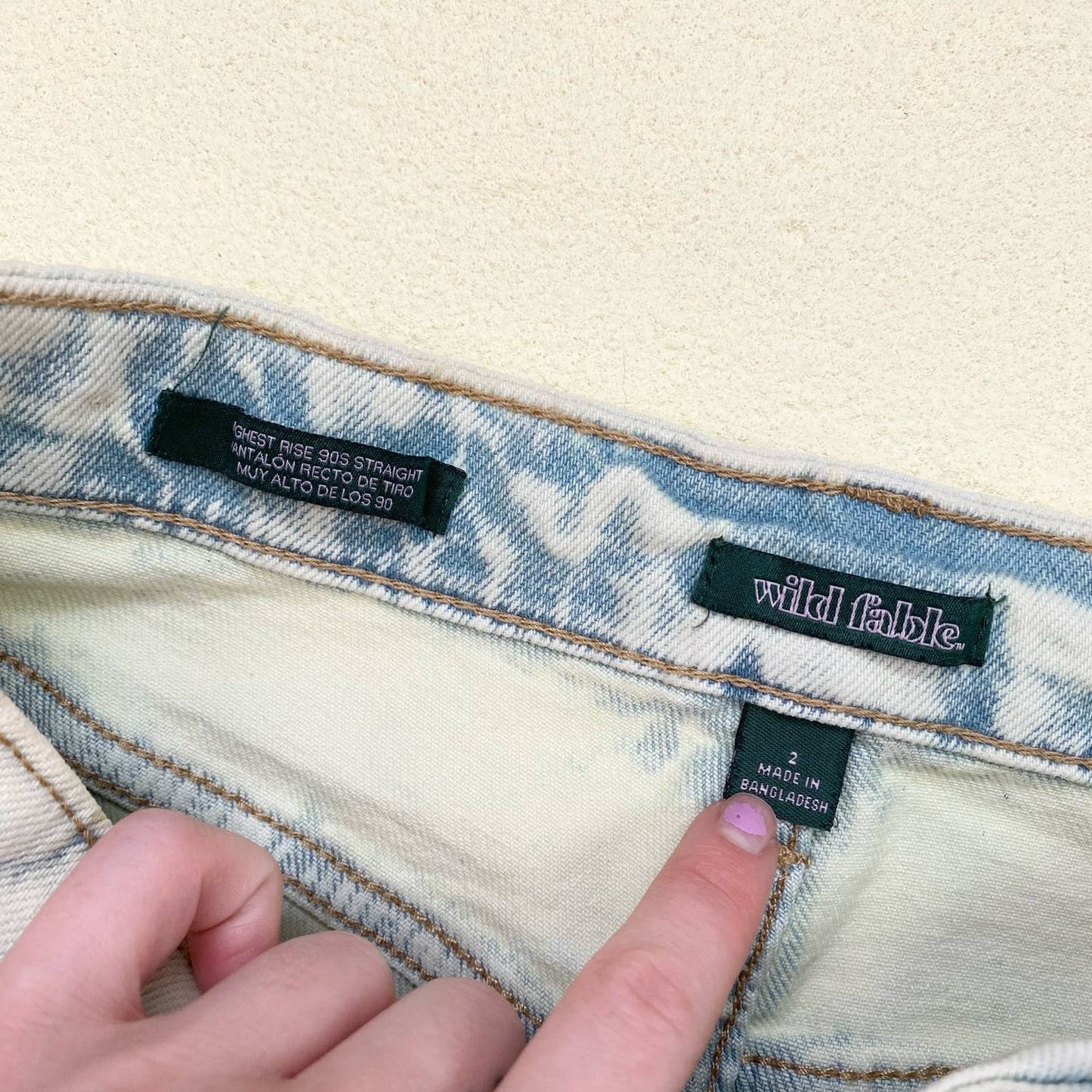 Secondhand Wild Fable Highest Rise 90s Straight Leg Jeans, Size 2